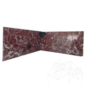 Rosso Levanto Pavé de Marbre Poli, 2 cm