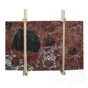 Rosso Levanto Pavé de Marbre Poli, 2 cm