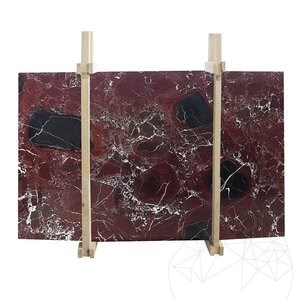 Rosso Levanto Pavé de Marbre Poli, 2 cm