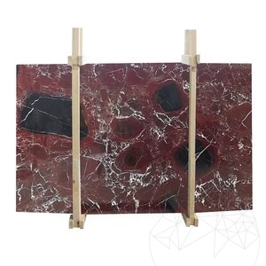 Rosso Levanto Pavé de Marbre Poli, 2 cm
