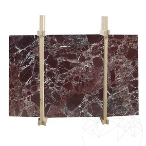 Rosso Levanto Pavé de Marbre Poli, 2 cm