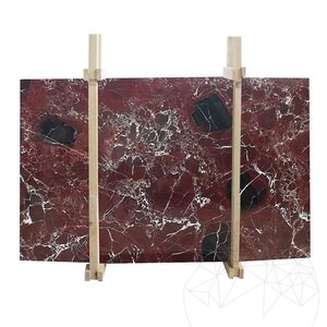 Rosso Levanto Pavé de Marbre Poli, 2 cm