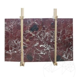 Rosso Levanto Pavé de Marbre Poli, 2 cm