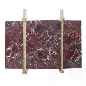 Rosso Levanto Pavé de Marbre Poli, 2 cm