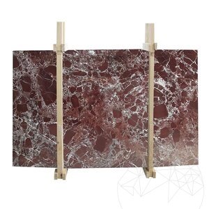 Rosso Levanto Pavé de Marbre Poli, 2 cm
