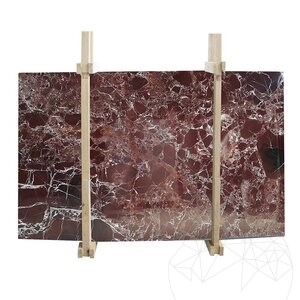 Rosso Levanto Pavé de Marbre Poli, 2 cm