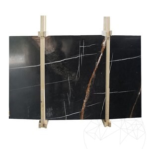Sahara Noir Polished Marble Slab, 2 cm