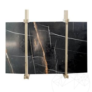 Sahara Noir Polished Marble Slab, 2 cm