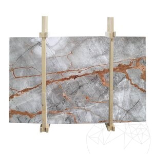 Symphony Grey Pavé de Marbre Poli, 2 cm