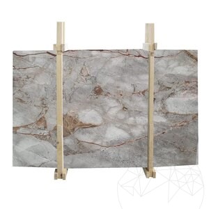 Symphony Grey Pavé de Marbre Poli, 2 cm