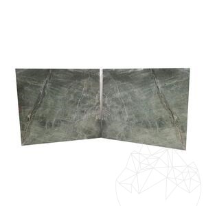 Dalle de Marbre Poli Teos Vert 2 cm