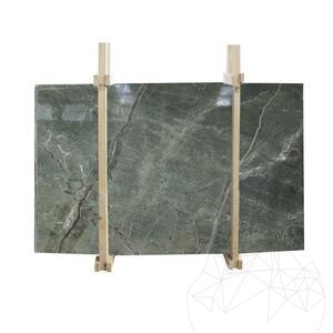 Dalle de Marbre Poli Teos Vert 2 cm
