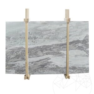 Calacatta Cielo Plaque de marbre poli, 2 cm