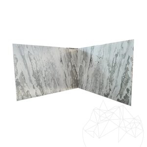 Calacatta Cielo Plaque de marbre poli, 2 cm