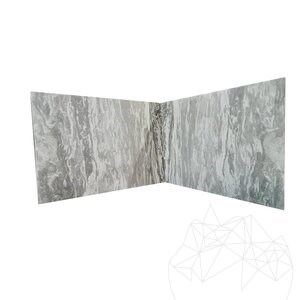Calacatta Cielo Plaque de marbre poli, 2 cm