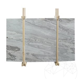 Calacatta Cielo Plaque de marbre poli, 2 cm