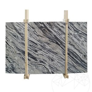 Silver Stream plaque de marbre poli, 2 cm