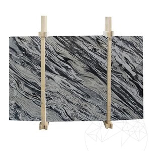 Silver Stream plaque de marbre poli, 2 cm