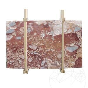 Tranche de marbre polie Earth Blue, 2 cm