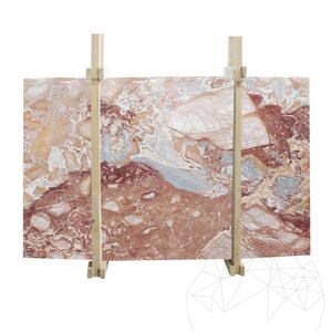 Tranche de marbre polie Earth Blue, 2 cm