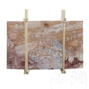 Tranche de marbre polie Earth Blue, 2 cm