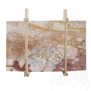 Tranche de marbre polie Earth Blue, 2 cm