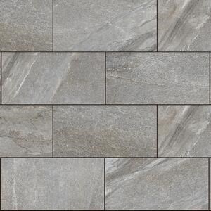 Pierre frittée L'ALTRA PIETRA Etna Dark Grey, 40 X 80 X 2 cm, R11 - Antidérapant pour usage extérieur