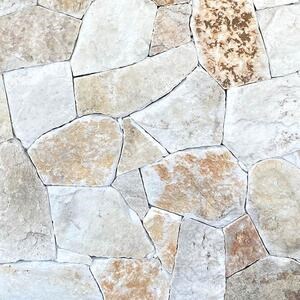 Face rocheuse Vintage Thasos Marbre Poligonal
