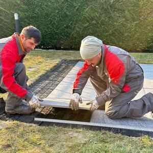 Fast Base – Plaque de stabilisation pour pavés, 110 x 75 cm