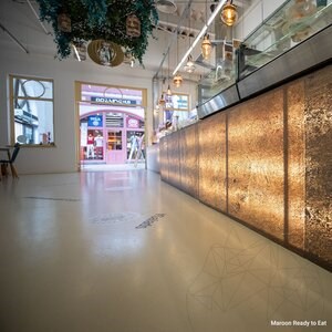 Ardoise flexible translucide SKIN 2mm - Auburn, 210 x 105 cm | Eclairage d'ambiance, intérieur et extérieur