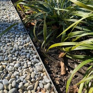 Stabilisateur de gravier drainant et 100% recyclable, gris, 120 x 80 x 2,6 cm