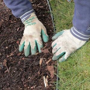 Bordure pour jardin, noir, (H -10 cm, 6 lm/rouleau)