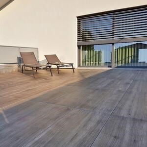 Pierre frittée L'ALTRA PIETRA Harena Holz Marrone, 40 X 120 X 2 cm, R11 - Antidérapant pour usage extérieur