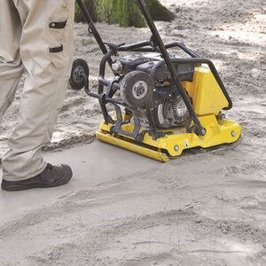 Système d'aménagement paysager pour la stabilisation du gravier, blanc, 1176 x 764 x 32 mm