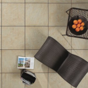 Pierre frittée L'ALTRA PIETRA Castello Beige, 60 X 60 X 2 cm, R11 - Antidérapant pour usage extérieur