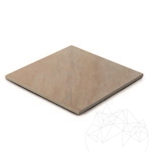 Pierre frittée L'ALTRA PIETRA Colosseo Quarzite Gialla, 60 X 60 X 2 cm, R11 - Antidérapant pour usage extérieur