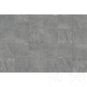 Pierre frittée L'ALTRA PIETRA Museo Ardesia Grigia, 60 X 60 X 2cm, R11 - Antidérapant pour usage extérieur