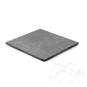 Pierre frittée L'ALTRA PIETRA Museo Ardesia Nera, 60 X 60 X 2 cm, R11 - Antidérapant pour usage extérieur