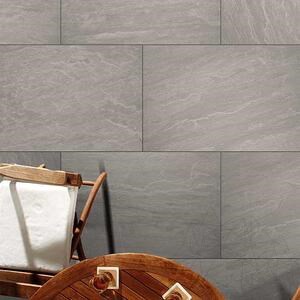 Pierre frittée L'ALTRA PIETRA Tempio Kandla Grey, 40 X 80 X 2 cm, R11 - Antidérapant pour usage extérieur