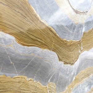 Golden Sky, plaque de marbre poli, 2 cm