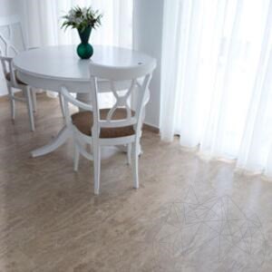 Latte PREMIUM Travertin adouci et rempli 122 x 61 x 1.2 cm