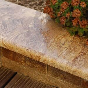 Travertine Latte Polisat 3 cm - Comptoirs, marches, émaux et pièces personnalisées