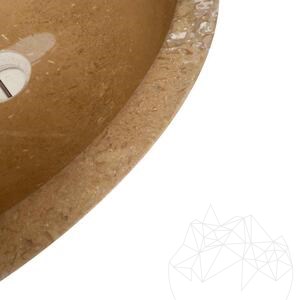 Lavabo - Noce Travertine RS-5, 42 x 15 cm