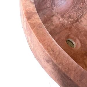 Lavabo - Opium Red Travertin RS-5, 42 x 15 cm