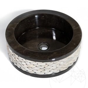 Lavabo, Cercles de marbre noir