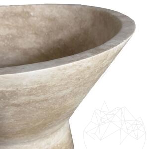 Lavabo - Tao Antros Classic Travertine 50 x 85 cm
