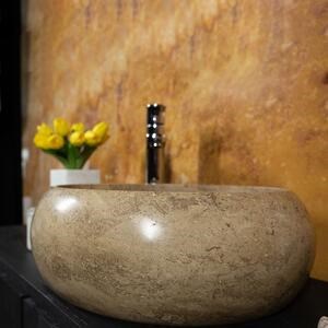 Lavabo, Travertin Latte RS-21, 41 x 34 x 15 cm