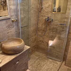 Lavabo, Travertin Latte RS-21, 41 x 34 x 15 cm