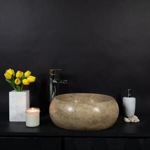 Lavabo, Travertin Latte RS-21, 41 x 34 x 15 cm