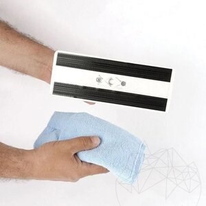 Chiffon microfibre bleu professionnel LTP - Parfait pour l'application du mastic et le nettoyage des surfaces (2 par paquet)